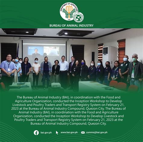 BUREAU OF ANIMAL INDUSTRY (BAI) – CONTACT NUMBERS .